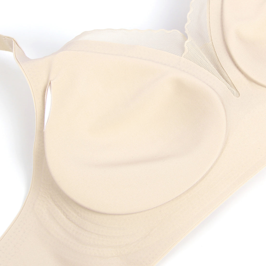 Sexy Crossover Mesh Jelly Stripe Soft Support Seamless Bra Egypt