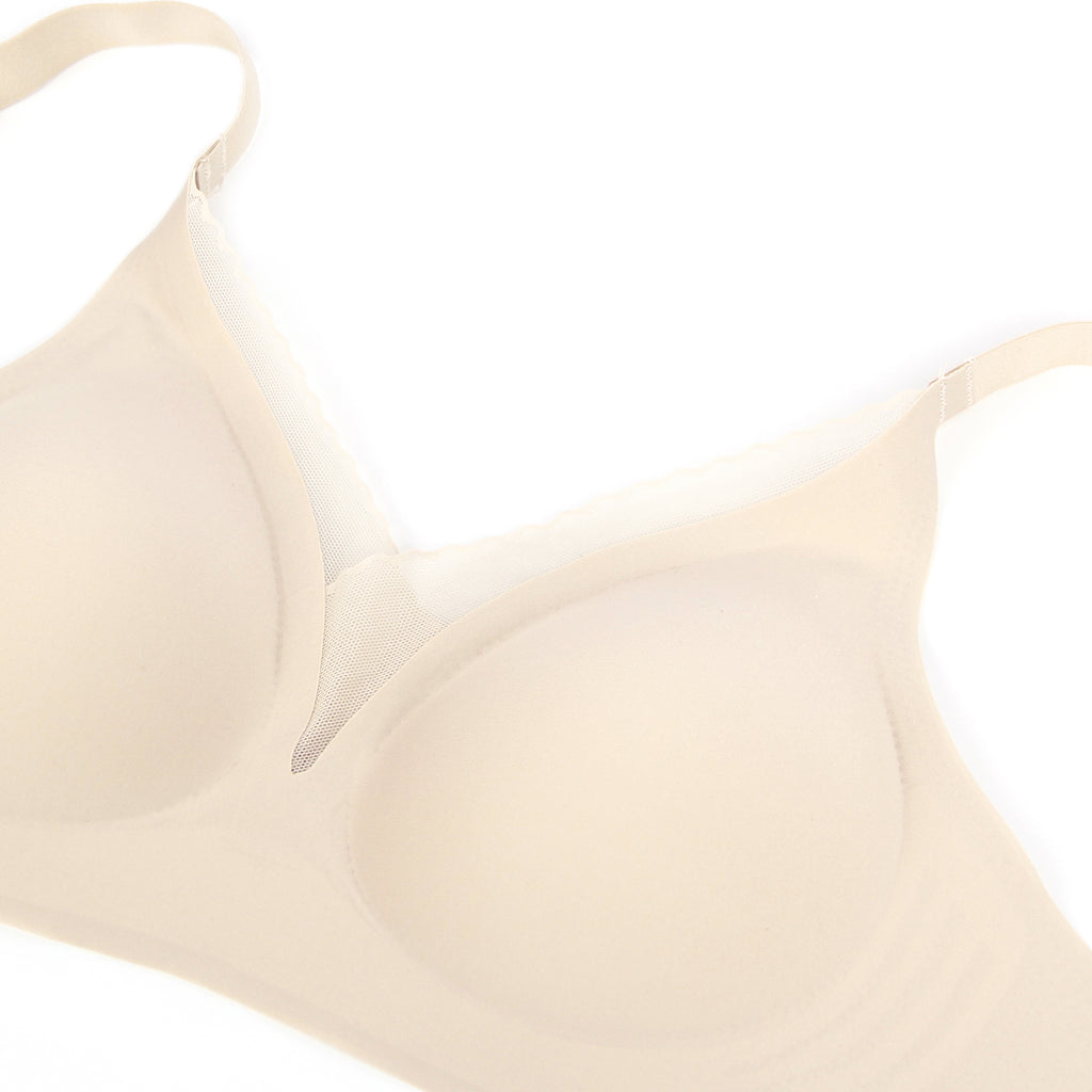 Sexy Crossover Mesh Jelly Stripe Soft Support Seamless Bra Egypt