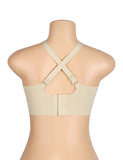 Sexy Egypt Crossover Mesh Jelly Stripe Soft Support Seamless Bra