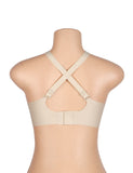 Sexy Crossover Mesh Jelly Stripe Soft Support Seamless Bra Egypt