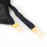 Black Mesh Underwire Garter Lingerie Egypt Set