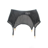 Black Mesh Underwire Garter Lingerie Egypt Set