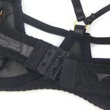 Black Mesh Underwire Garter Lingerie Egypt Set