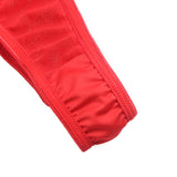 Sexy Egypt Jacquard Lace Mesh Crotchless Bodysuit With Garter