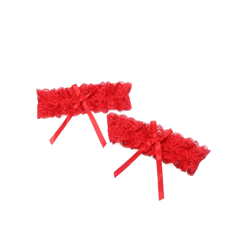 Sexy Egypt Jacquard Lace Mesh Crotchless Bodysuit With Garter