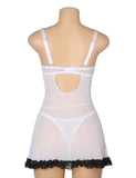 Sexy Lace Ruffled Suspender Nightdress Egypt