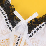 Sexy Lace Ruffled Suspender Nightdress Egypt