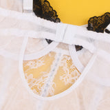 Sexy Lace Ruffled Suspender Nightdress Egypt