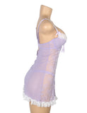 Sexy Lace Ruffled Suspender Nightdress Egypt