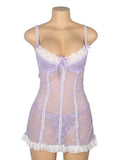 Sexy Lace Ruffled Suspender Nightdress Egypt