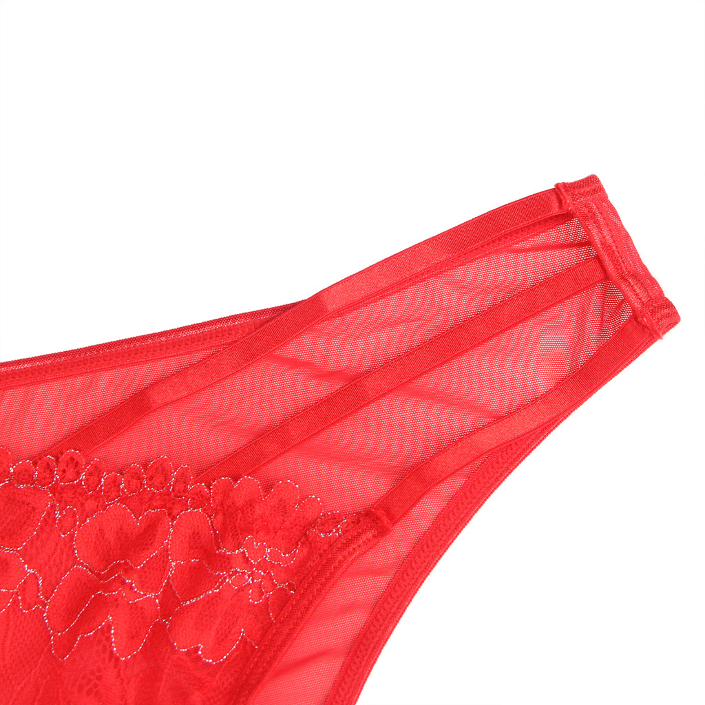 Sexy Lace Low Waist Thin Straps Women Panty