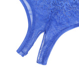 Lace Sexy Cross Straps Women Crotchless Panty