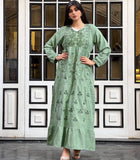 Turkish linen women's abaya