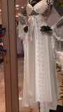 2 pieces women's satin shirt + robe One size upto 80 KG