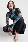DRAGON FIRE - A PREMIUM BURKINI HIGH QUALTY 4 PACK FULL BODY BURKINI ONE PIECE SWIMSUIT WITH BEACH SKIRT AND PANTS AND SWIM CAP