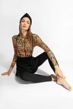 4PACK FULL BODY BURKINI ONE PIECE SWIMSUIT WITH BEACH SKIRT AND PANTS AND SWIM CAP