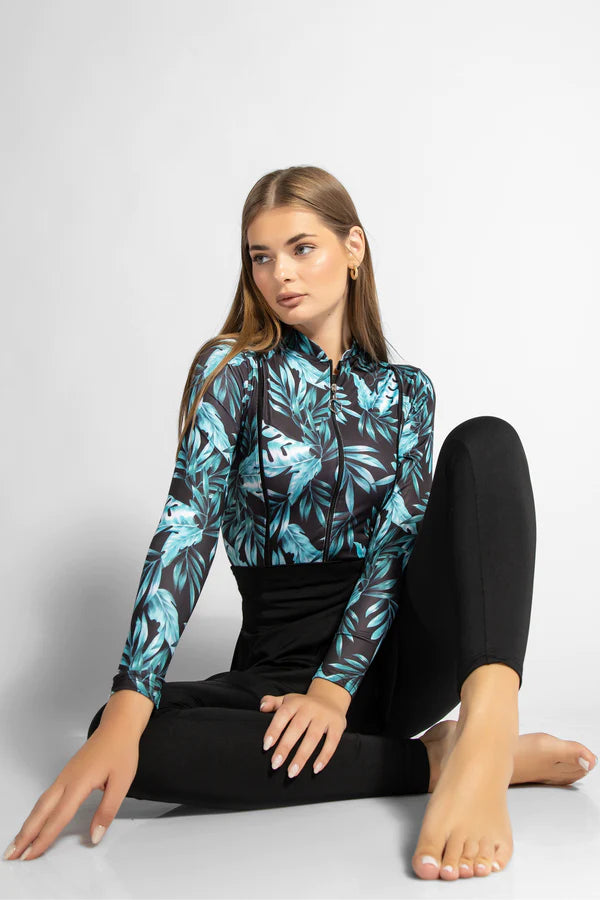 4PACK FULL BODY BURKINI ONE PIECE SWIMSUIT WITH BEACH SKIRT AND PANTS AND SWIM CAP