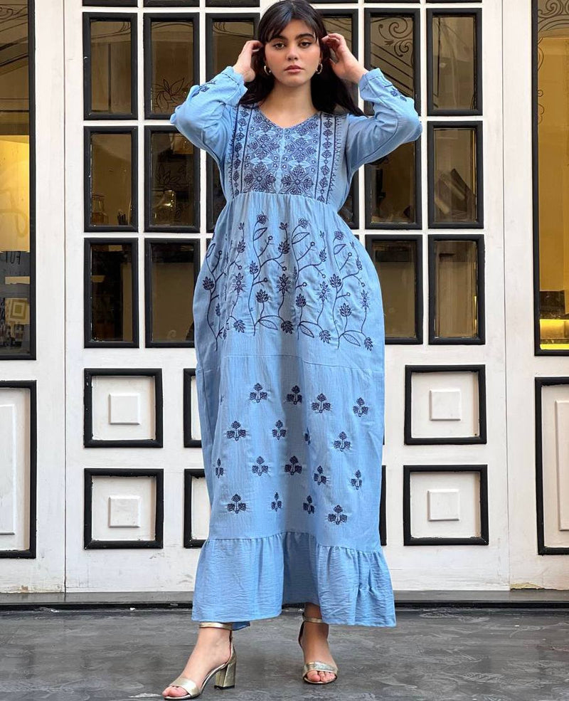 Turkish linen women's abaya