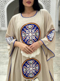 Free size women's Turkish linen abaya