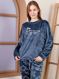 Elegant women's winter pajamas