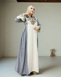 Turkish linen women's abaya