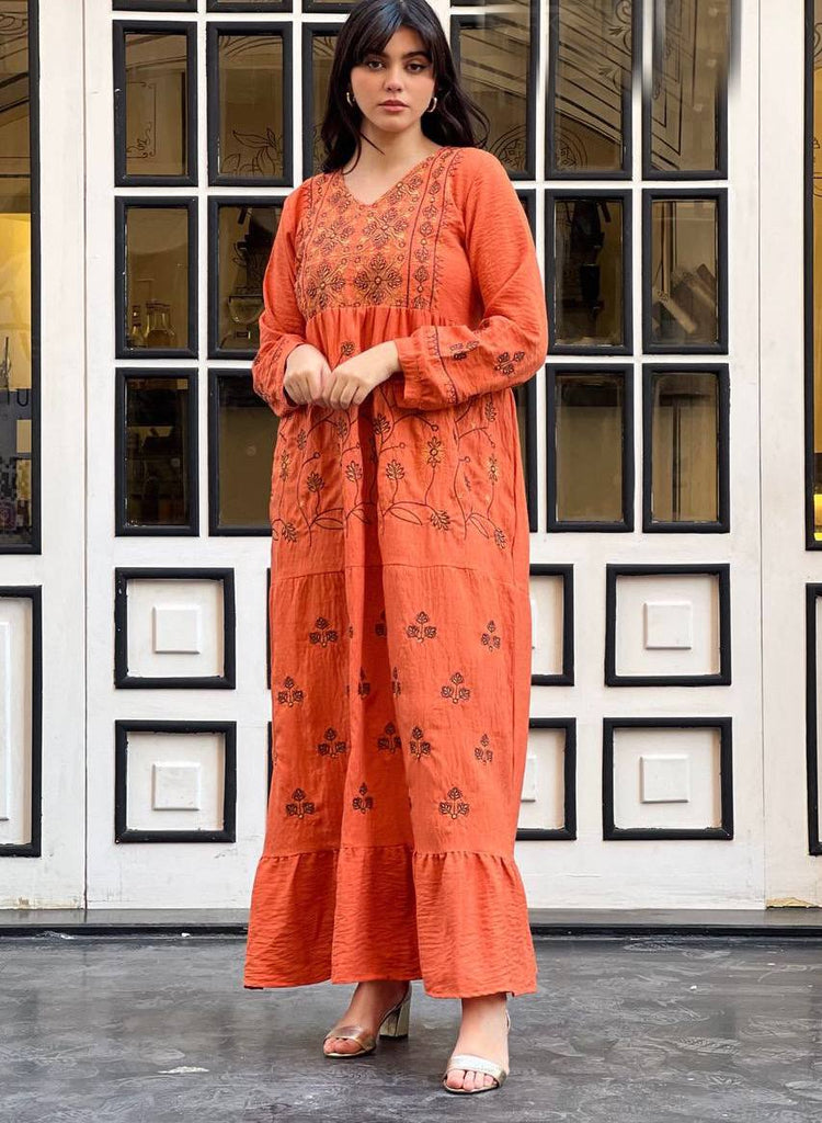 Turkish linen women's abaya