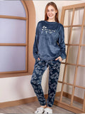 Elegant women's winter pajamas