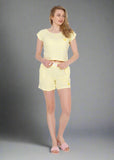 Pajama top + shorts