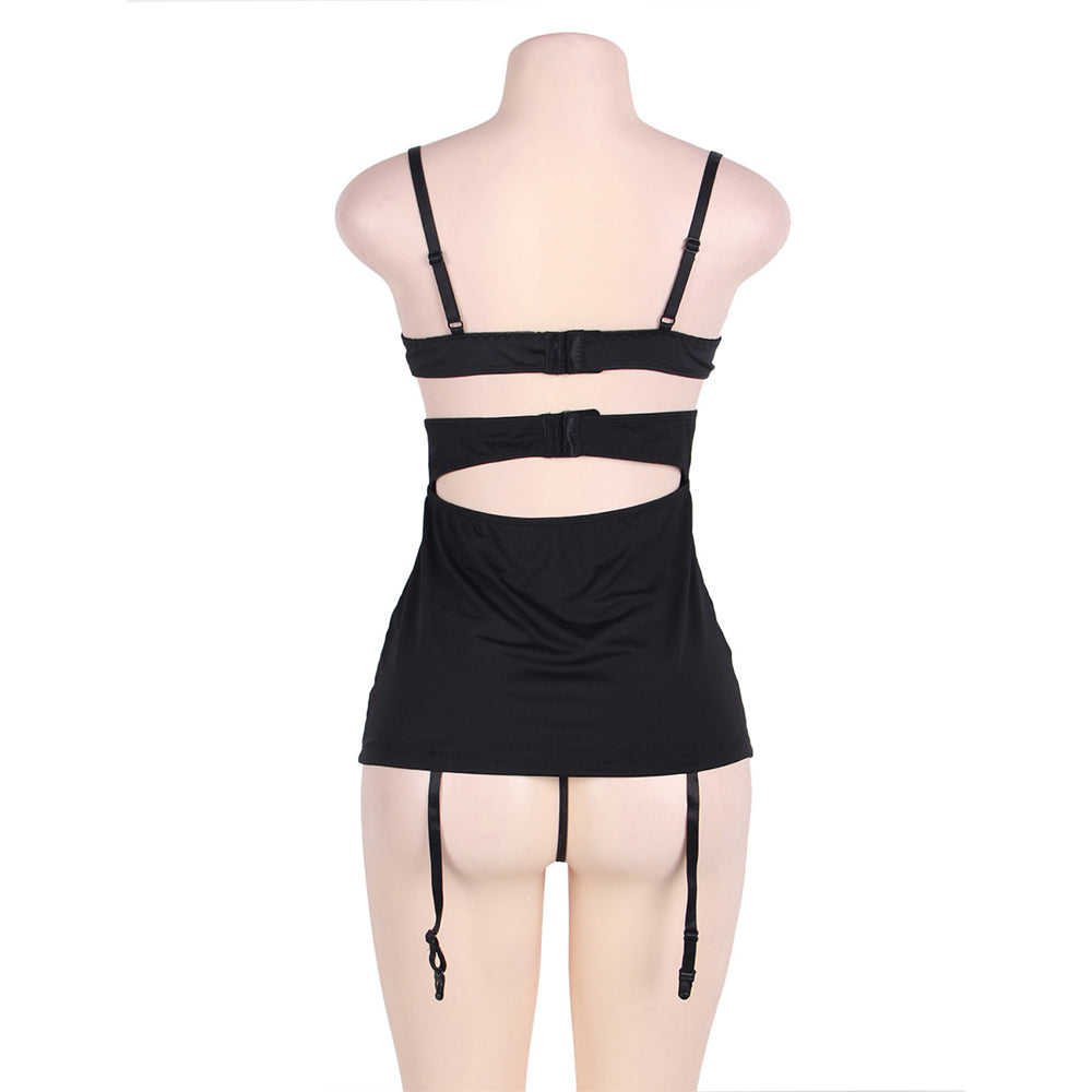 New Plus size sexy lingerie with bra rim and bra pad