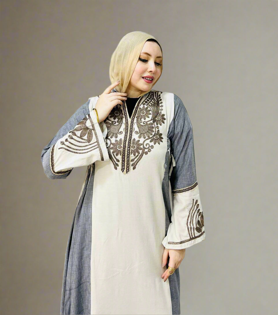 Turkish linen women's abaya