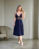 Elegant pure cotton house dress