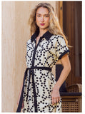 Polka dot buttoned Nightshirt