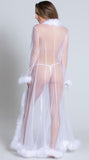 Queen  Robe Egypt Perspective Sheer Sleepwear