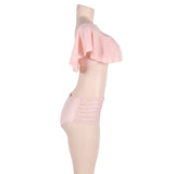 New Off Shoulder Bikini High Waist Swimwear
