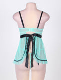 Full Figure Polka Dot Underwire Apron Lingerie Egypt