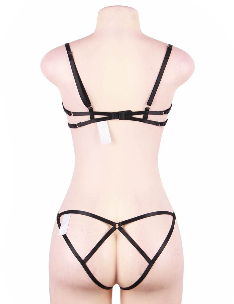 Elegant Embroidery Fashion Bra Set Egypt With Underwire