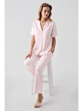 Perin Combed Cotton 4-Piece Nightgown Set