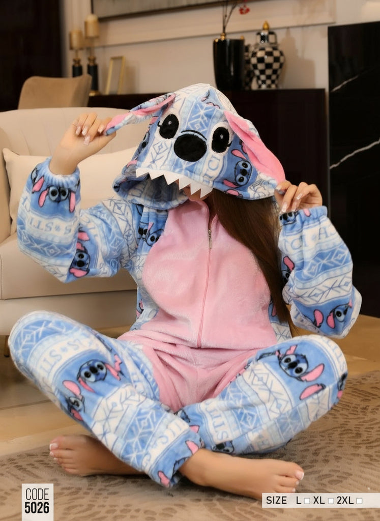 Women's soft velvet stitch jumpsuit