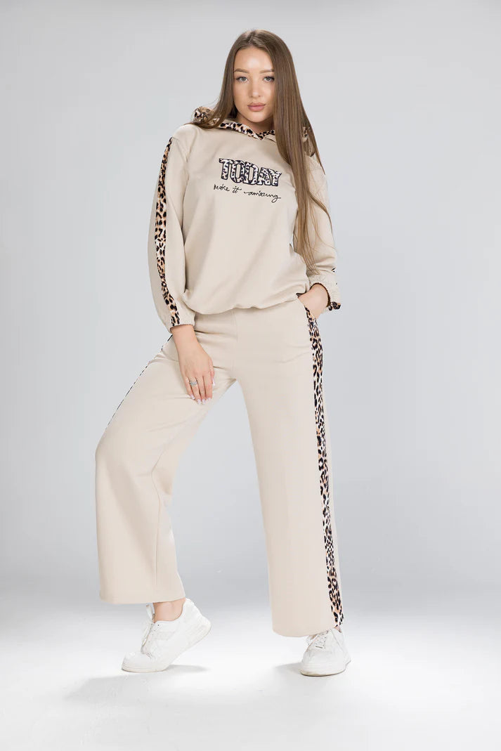 LEOPARD STRIPE TRACKSUIT