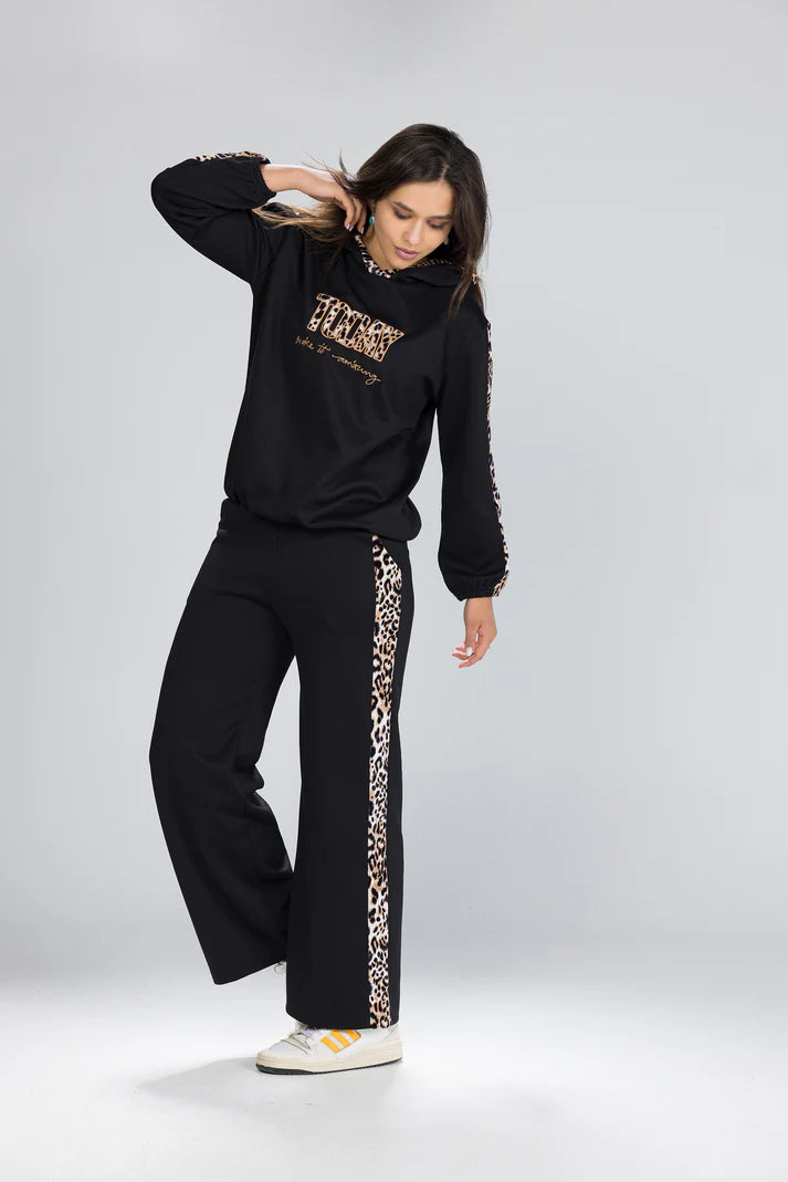 LEOPARD STRIPE TRACKSUIT