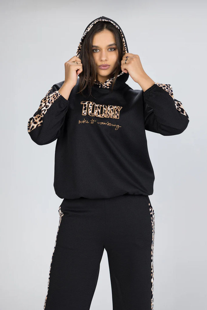 LEOPARD STRIPE TRACKSUIT
