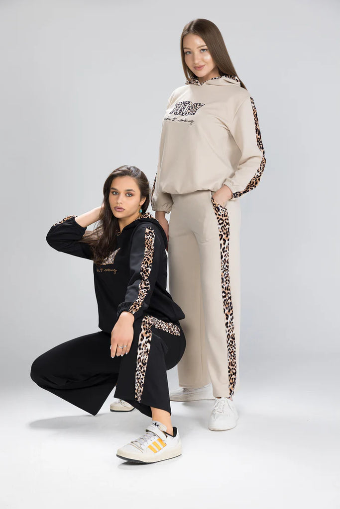 LEOPARD STRIPE TRACKSUIT