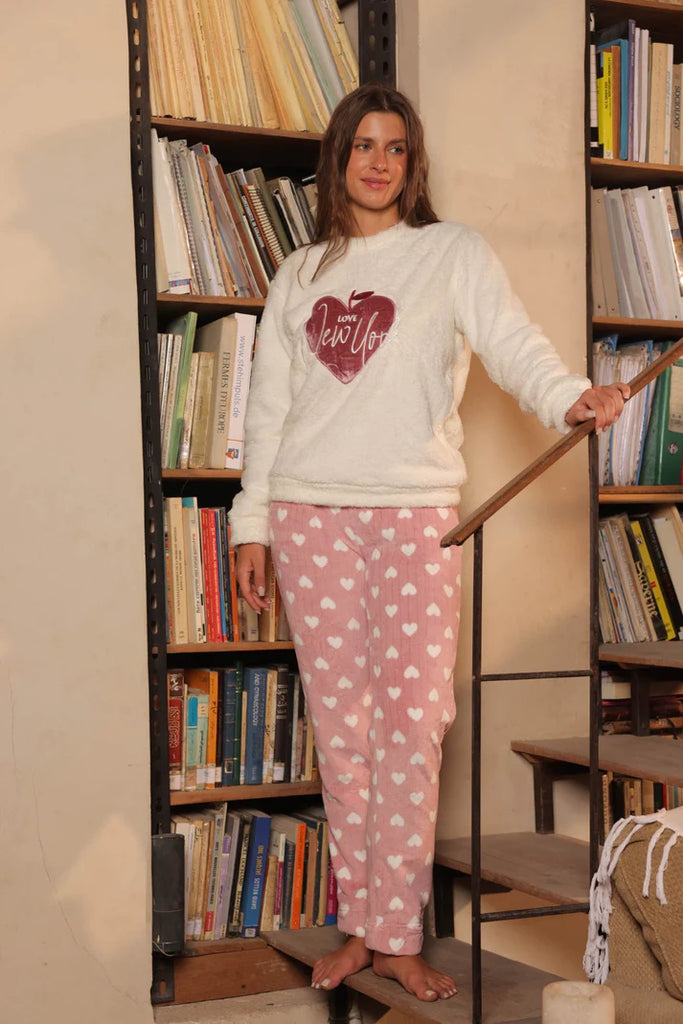 Love New York Polar Fleece Pajama Set