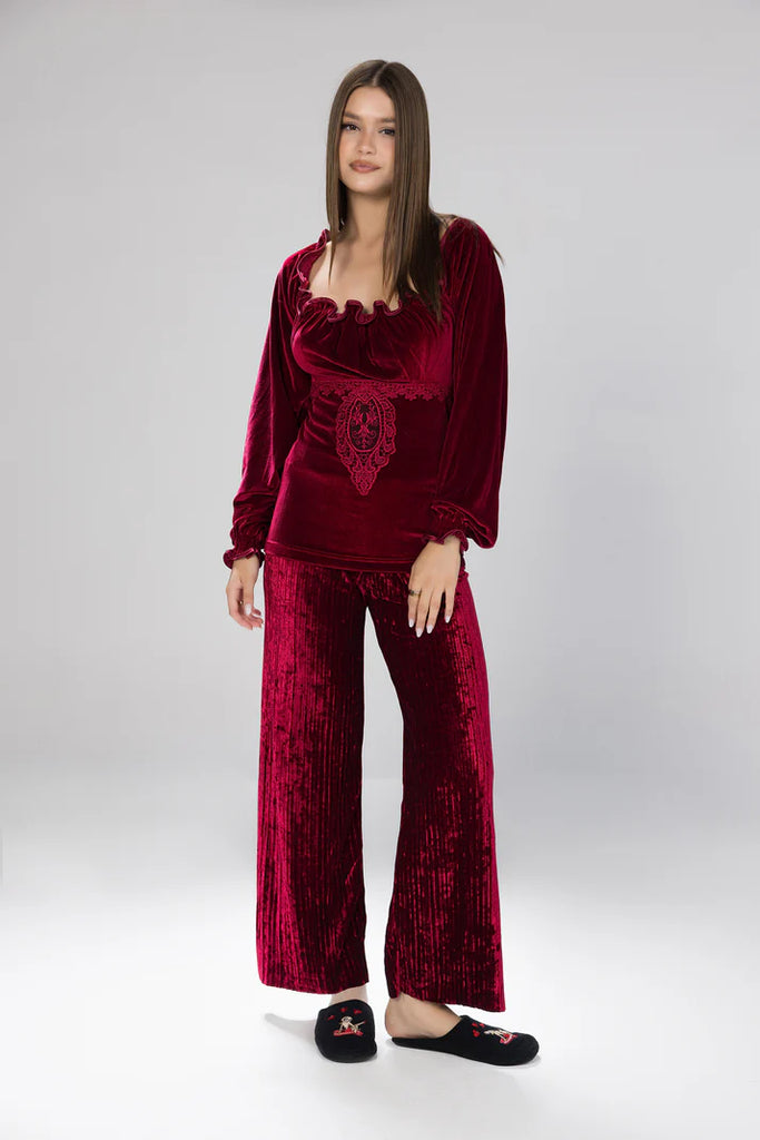 MONO VELOUR PAJAMAS