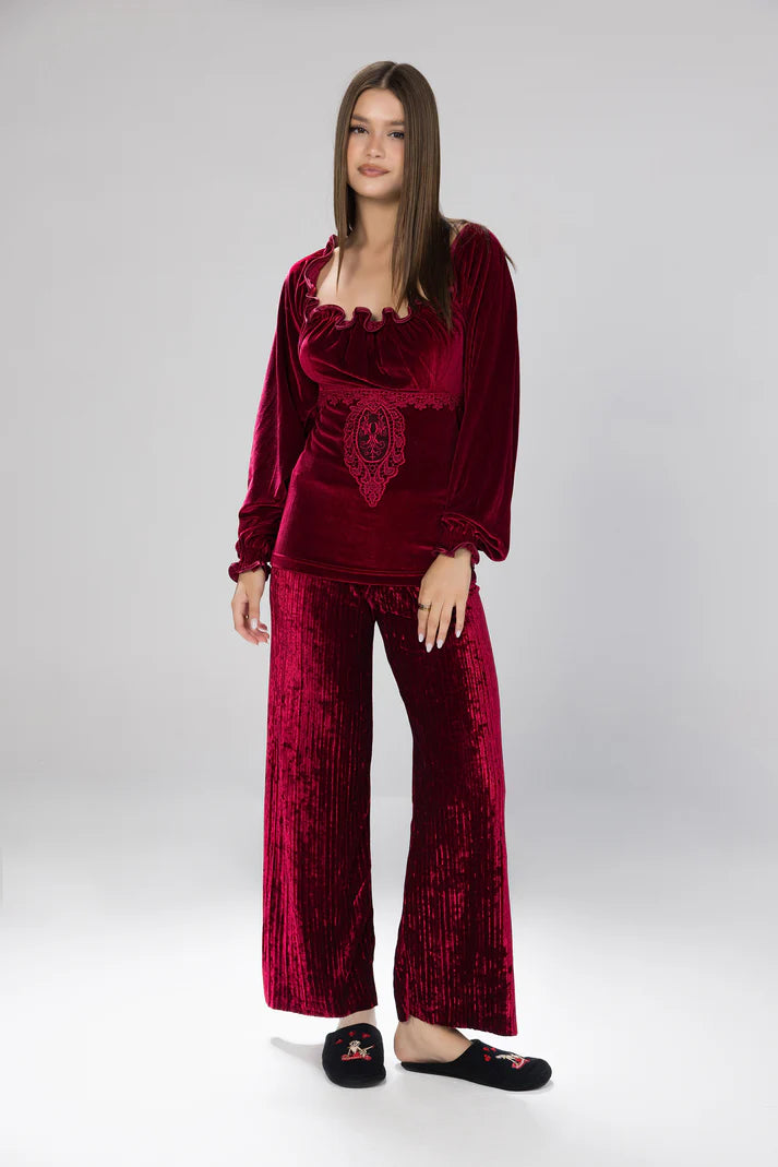 MONO VELOUR PAJAMAS