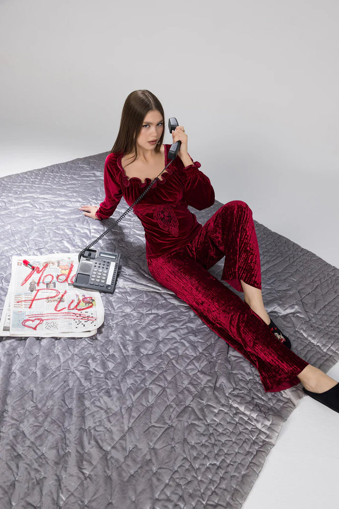 MONO VELOUR PAJAMAS