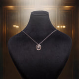 Orchid Royale Silver Necklace