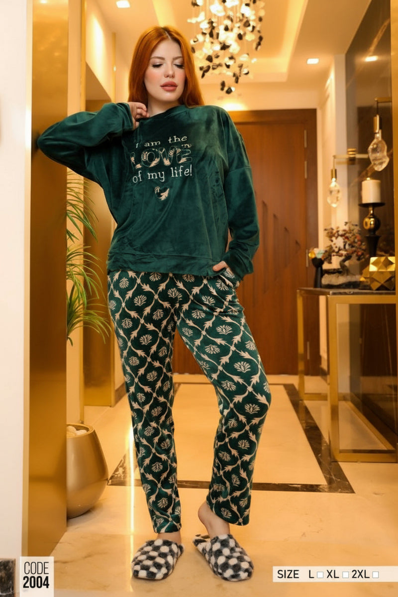 Women's winter pajamas