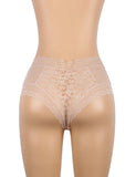 High Quality Floral Lace Sexy High Waist Perspective Panty