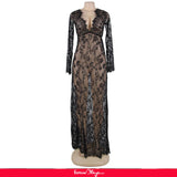 Delicate Lace Long Sleepwear Egypt Gown